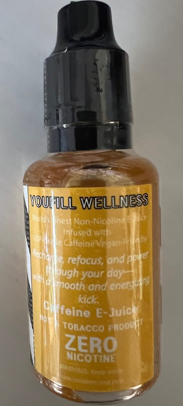 Caffeine Ejuice for healthy vaping in a 30 ML Bottle