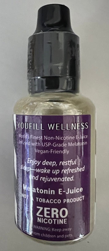 Melatonin Ejuice for healthy vaping in a 30 ML Bottle